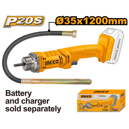 INGCO Aku vibraciona igla za beton 35X1200 SOLO SUPER CCVLI202301
