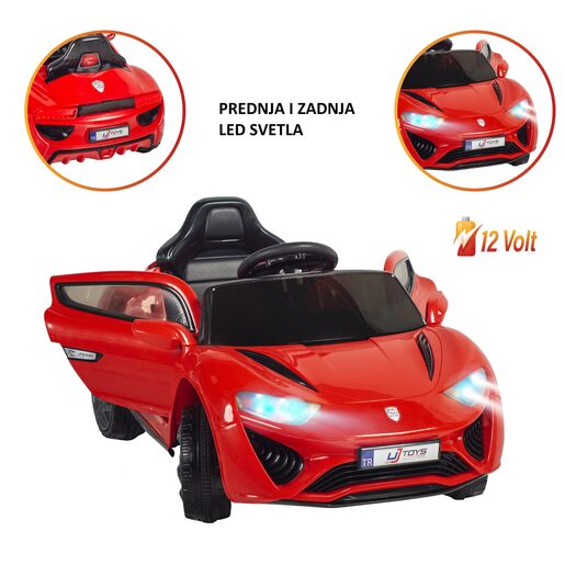 Auto Jagor 12V R/C Crveni