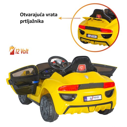 Auto Jagor 12V R/C Žuti