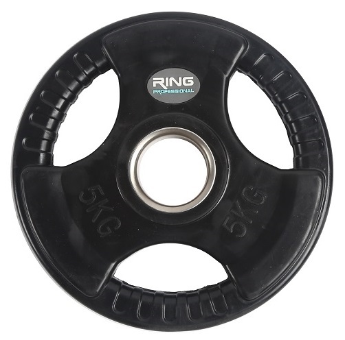 RING Olimpijski tegovi gumirani 2x5 kg-RX WP015-5