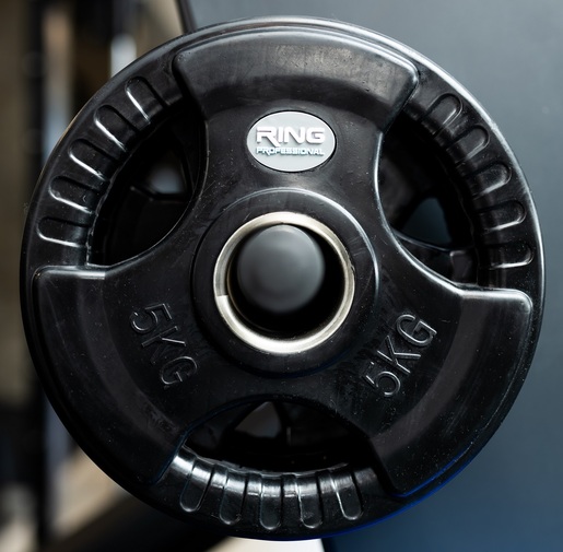 RING Olimpijski tegovi gumirani 2x5 kg-RX WP015-5