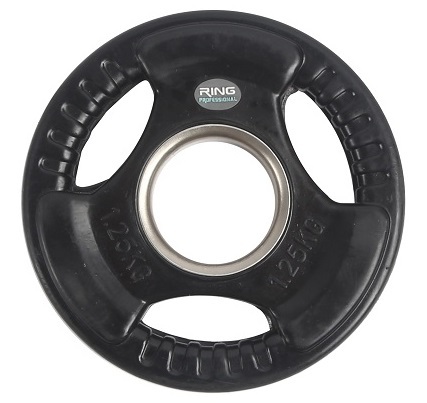 RING Olimpijski tegovi gumirani 2x1,25 kg-RX WP015-1,25