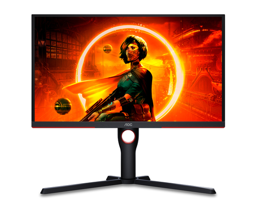 Monitor 24.5 AOC 25G3ZM/BK, FHD, VA, Adaptive Sync, 240Hz, DP, gaming