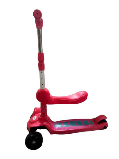 Trotinet sa sedištem roze