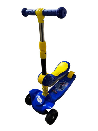 Trotinet sa sedištem plavi