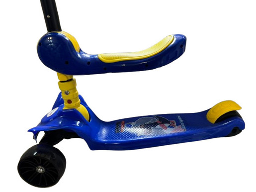 Trotinet sa sedištem plavi
