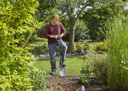 Gardena Lopata-ašov sa čeličnom drškom ergoline 117cm GA 17010-20