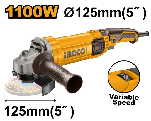INGCO Ugaona brusilica 1100W/125mm AG1100385