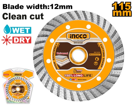 INGCO Turbo dijamantski rezni disk 115mm DMD031151