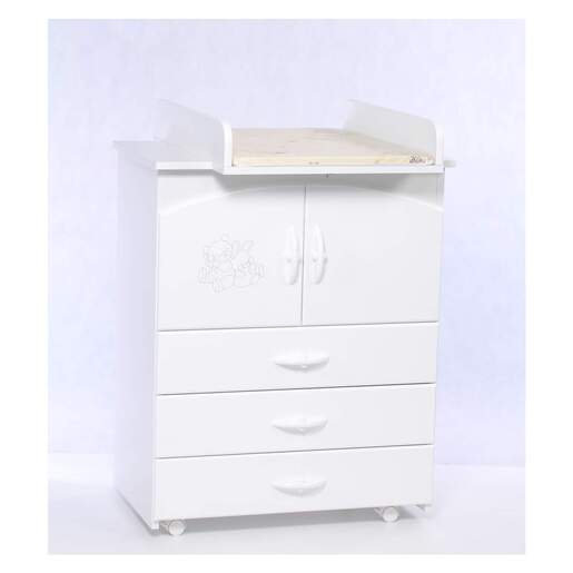 Bambino Komoda Teddy bela fix