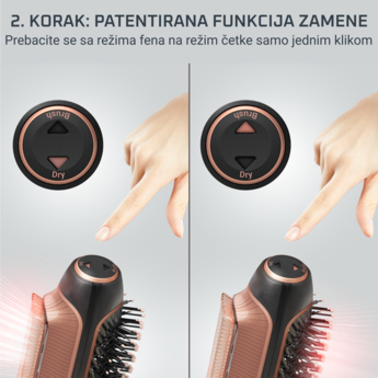 Rowenta 2u1 rotirajuća četka i fen Reverso CF9840