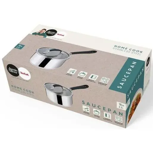 TEFAL ŠERPA SA POKLOPCEM 18cm E3182375 JAMIE OLIVER