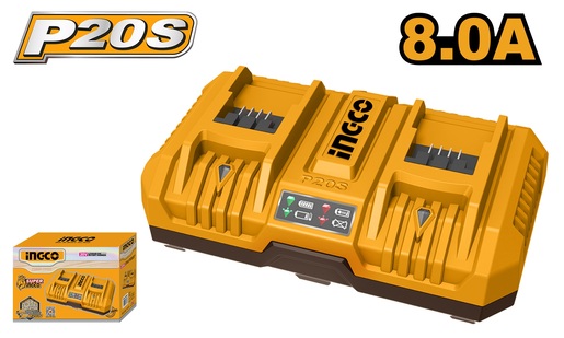 INGCO Punjač za dve baterije 4AH+4AH FCLI2082