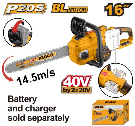 INGCO Aku lančana testera SOLO CGSLI40168