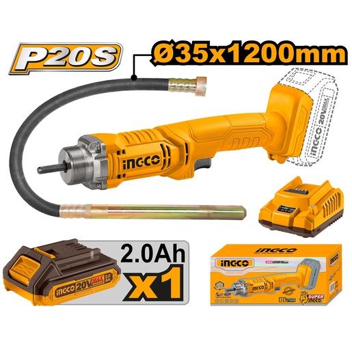 INGCO Aku vibrator za beton 35x1200 CCVLI2023011