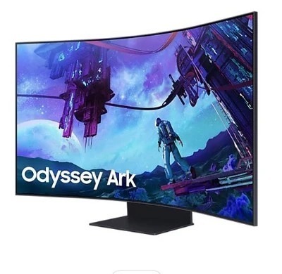 Monitor 55 SAMSUNG Odyssey Ark LS55CG970NUXDU, 4K/UHD, VA, 165Hz, 1ms, HDMIx4, USB, LAN, zakrivljeni