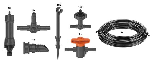 Gardena Kap po kap balkonski set za navodnjavanje 15 saksija 25m GA 13401-20