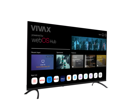 VIVAX Imago LED TV-43LE110WO, FullHD, WebOS Smart TV, DVB-T2 H.265 / T / S2 / C / S2, Screen mirroring, Dolby Digital