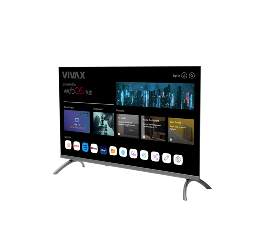VIVAX Imago LED TV-32LE111WO, HD Ready, WebOS Smart TV, DVB-T2 H.265 / T / S2 / C / S2, Screen mirroring, Dolby Digital