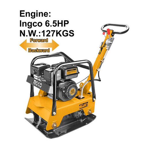 INGCO Benzinski nabijač sa vibro pločom motor GCP125-2E