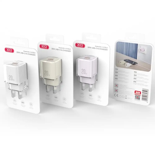 XO L147, 20W,  White Punjač za Mobilni + Kabl