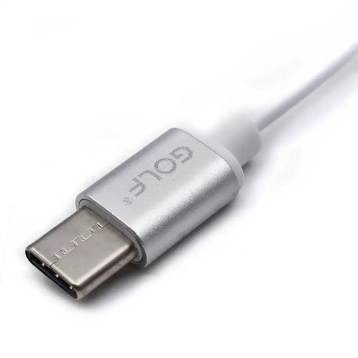 Golf M22, 1.2m, Type-C, White Slušalice