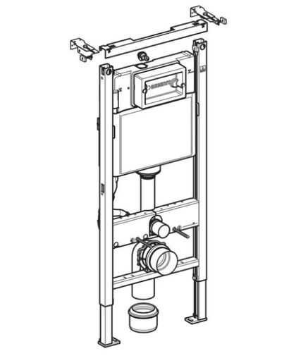 Duofix WC konzola (basic -novi tip)