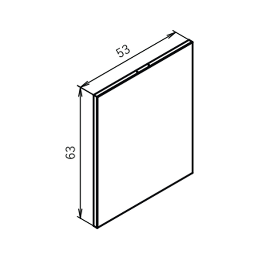 Lova 60 bela matt – set kupatilskog nameštaja