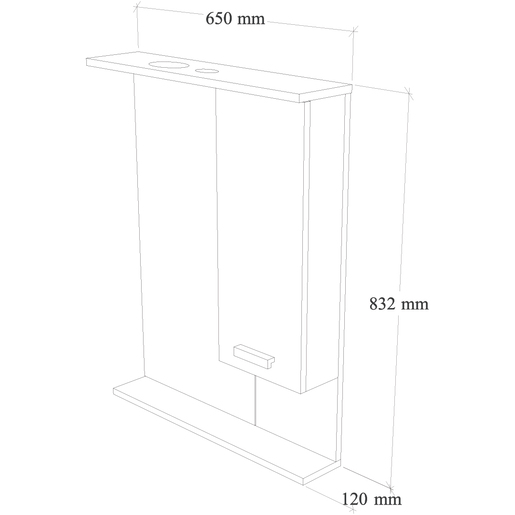 Eco 65 beli – gornji deo