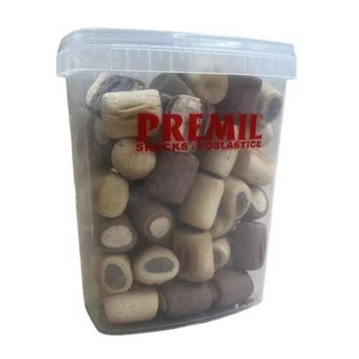 Premil Poslastice za pse Punjeni biskviti sa govedinom, živinom i žečetinom 0,4kg