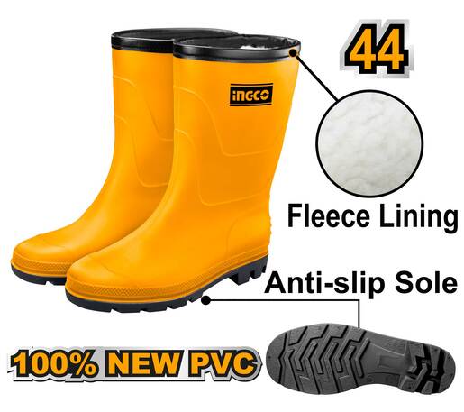INGCO Gumene čizme br. 44 SSH112L