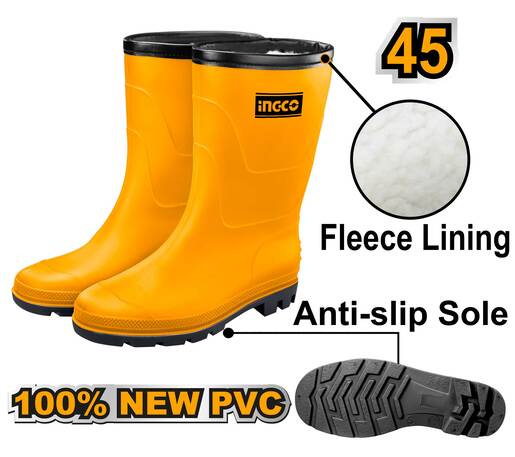 INGCO Gumene čizme br. 45 SSH112L