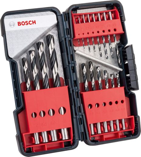 Bosch 18-delni set HSS PointTeQ burgija za metal Tough Box 1-10 mm 2608577350