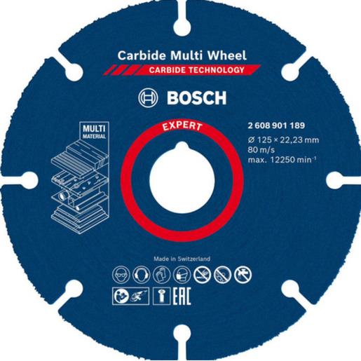 Bosch EXPERT Carbide Multi Wheel rezna ploča 125 mm 2608901189