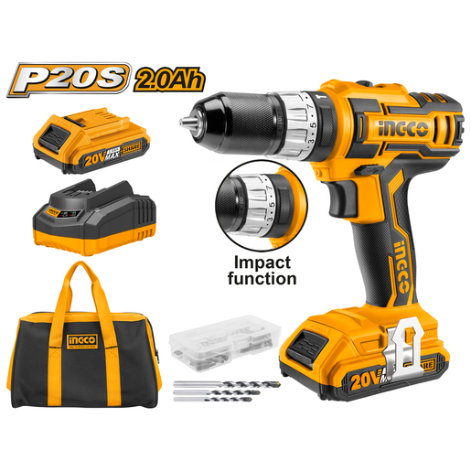 INGCO Aku bušilica+torba set CIDLI2002