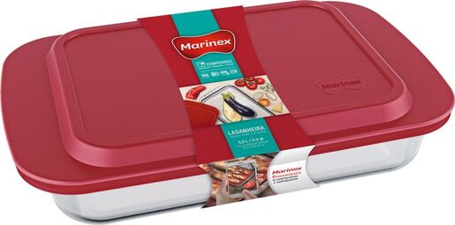 Nadir Posuda vatrostalna sa poklopcem 5L pravougaona, Pratica NA 6538P