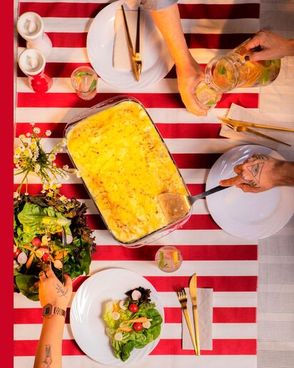 Nadir Posuda vatrostalna sa poklopcem 3.7L pravougaona, Pratica NA 6537P