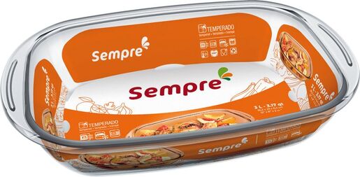 Nadir Posuda vatrostalna 3L, pravougaona, Sempre NA 6512