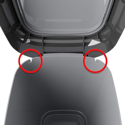 Kis Kanta za otpatke Dual Swing M Antracit/Metalik Siva CU 241513