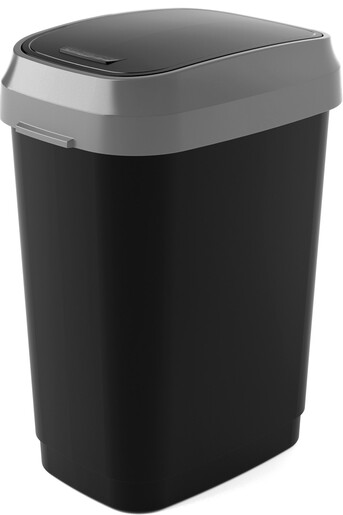 KETER Kanta za otpatke 50L sivo crna Dual  Swi