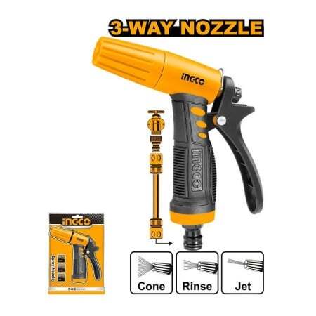INGCO Pištolj za prskanje 3 režima rada HWSG032