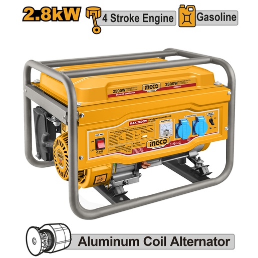 INGCO Benzinski generator 2.8KW SUPER GE30005