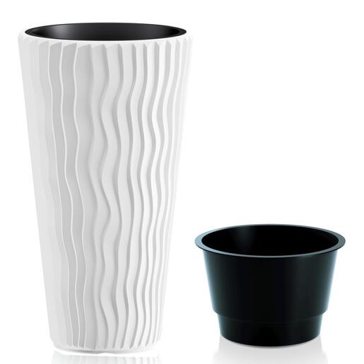 Prosperplast Saksija Sandy Slim 40X71Cm  Bela PR DPSP400-S449