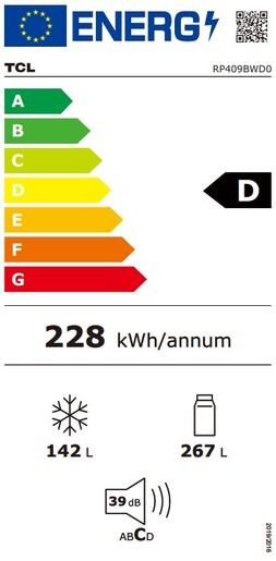 TCL kombinovani frižider RP409BWD0EE