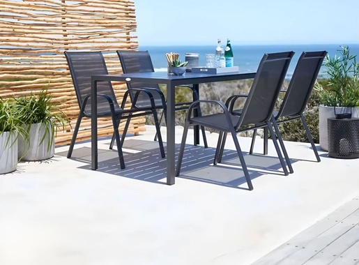 Multi Garden Set od 2 baštenske stolice black Multi Garden SC-092KD BLACK