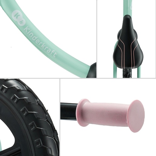 Kinderkraft bicikl guralica 2 way next candy mint KR2WAY25MIN0000