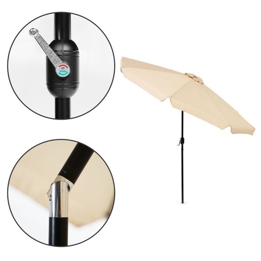 Multi Garden Veliki 3m suncobran sa nagibom beige SL-UM003B BEIGE