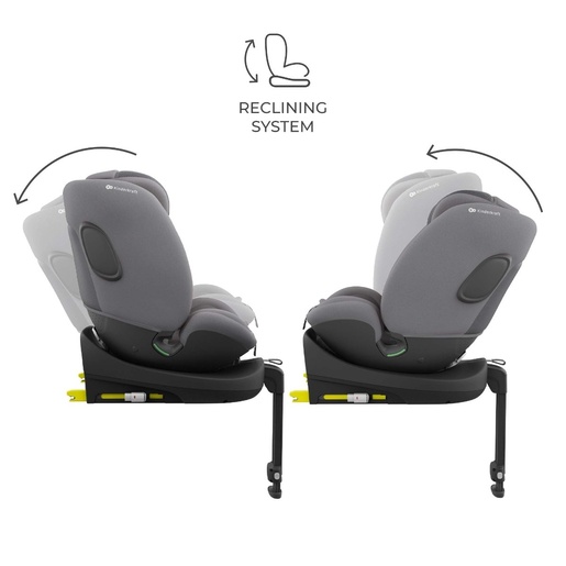 Kinderkraft set auto sedišta i-lite i-fix endura safe sa isofix bazom grey KCENSA00GRY3000