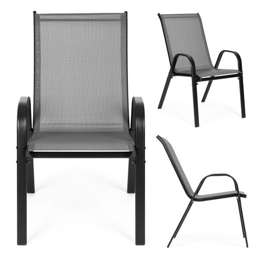 Multi Garden Set od 2 baštenske stolice dark grey Multi Garden SC-092KD D.GRAY