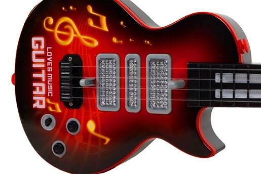 Eco Toys Električna gitara za decu sa melodijama red HC566237-RED